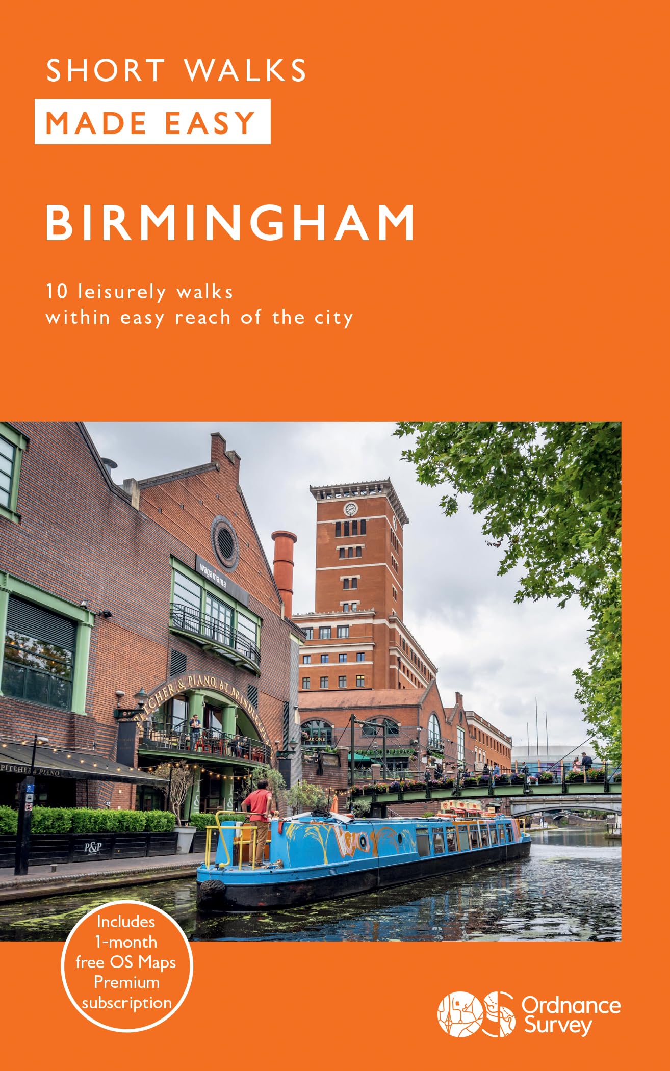 Birmingham Short Walks | Ordnance Survey | 10 Accessible Routes for All | Short Walks Made Easy | Guidebook | Birmingham | England | Maps | Canals