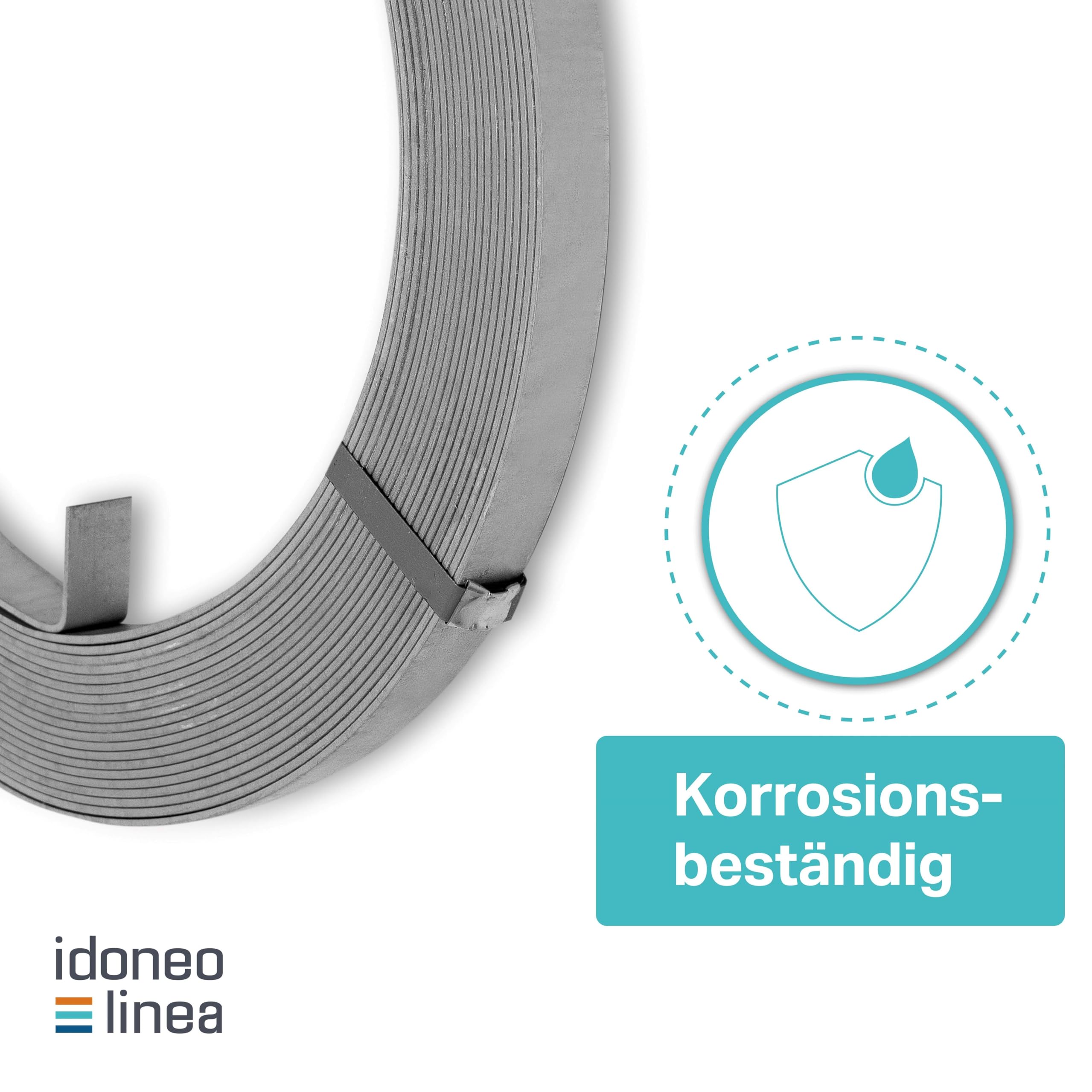 Erdungsband/Erdband aus verzinktem Stahl – Ring 30 m x 3,5 mm, 25 kg – Erdungsleiter für Blitzschutz, Erdungsanlagen & PV-Anlagen