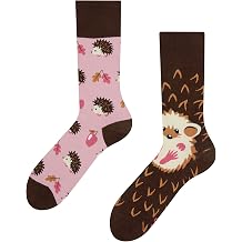 Dedoles Unisex Socks for Women Men and Children Cotton Many Fun Designs Football Bicycle Horses Plants Fire Brigade Gift Different Left and Right Designs