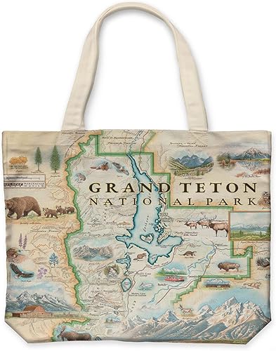 Miniatura 6 de California Central Coast State Parks - Bolsa de lona con asas, bolsa de compras de tela para comestibles, bolsa reutilizable y ecológica, 100%