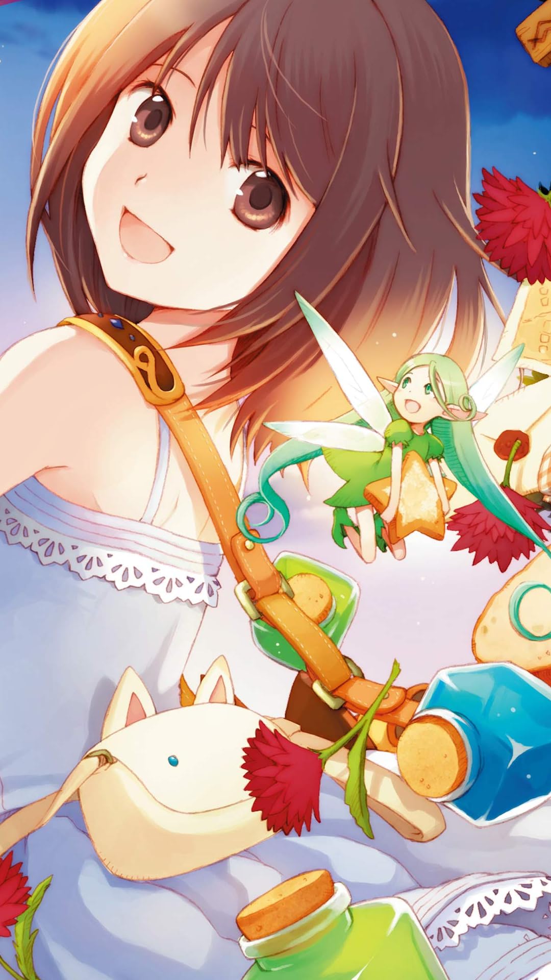 ポーション、わが身を助ける カエデ,ニナ フルHD(1080×1920)スマホ壁紙/待受画像