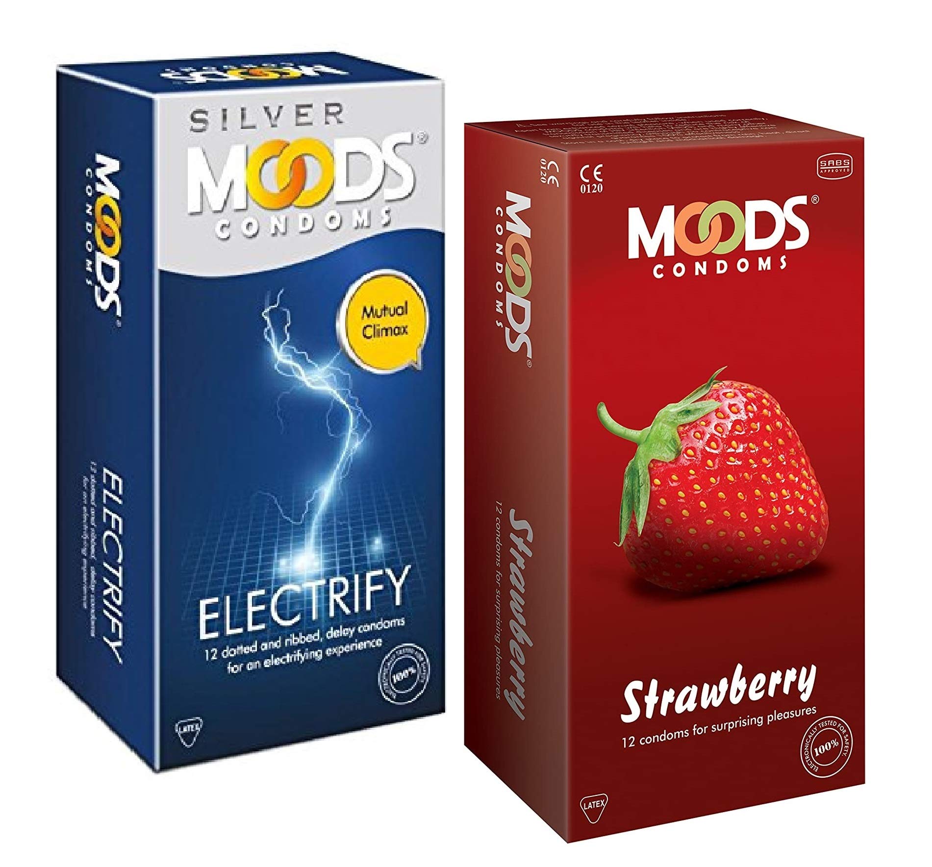 MOODS Condoms For Men Extra Time Long Time Combo Pack Electrify+Strawberry (2pack in 24condoms)-picture-17