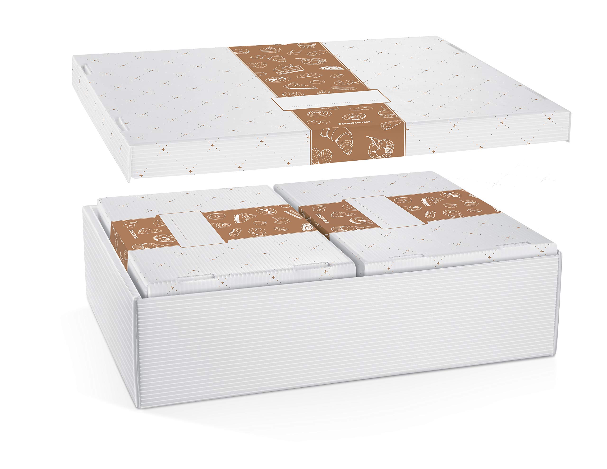 Tescoma Delícia Cake Box, White, 40 x 30 cm