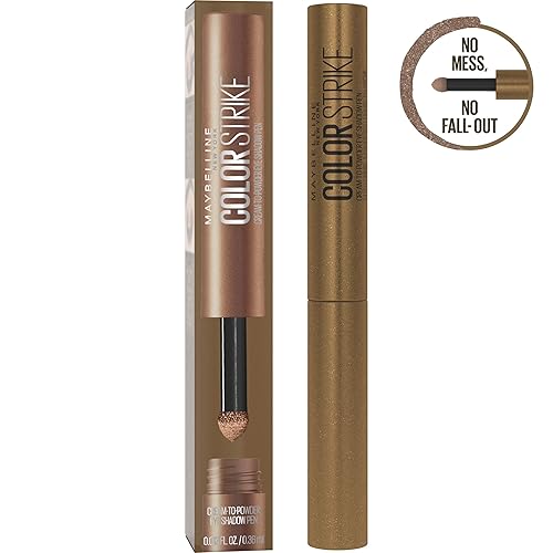 Miniatura 10 de Maybelline Color Strike - Lápiz de sombra de ojos, acabado de crema a polvo, pigmentos de cobertura completa, resistente a las arrugas y a las
