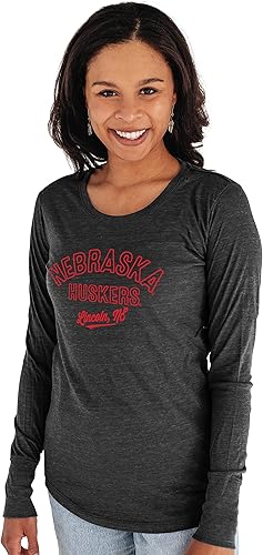 Miniatura 23 de Blue 84 Women's Tri-Blend Long Sleeve T-Shirt Campus