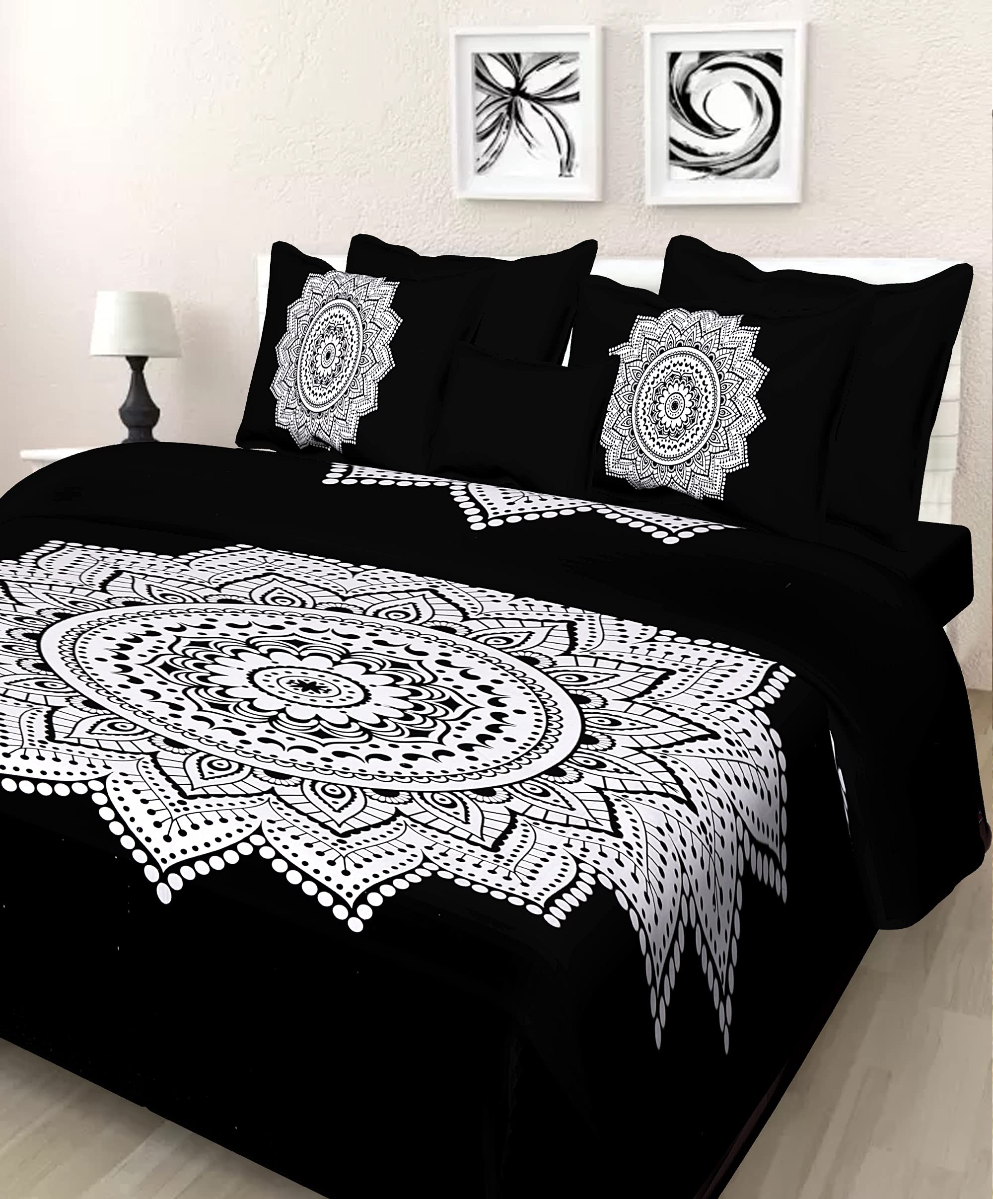 See full amazon price history chart for 100% Cotton Rajasthani Jaipuri Traditional Floral India 160 TC Cotton Double BedSheet with 2 Pillow Covers - (90x100 inches) -Multi-ColorA29 100% Cotton Rajasthani Jaipuri Traditional Floral India 160 TC Cotton Double BedSheet with 2 Pillow Covers - (90x100 inches) -Multi-ColorA29 (B0D86PHYBT) Amazon Price History, Amazon Price Tracker