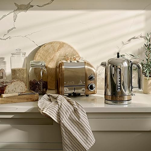 Miniatura 6 de Tostadora Dualit clásica para 2 tajadas de pan, 2 rebanadas, Cobre