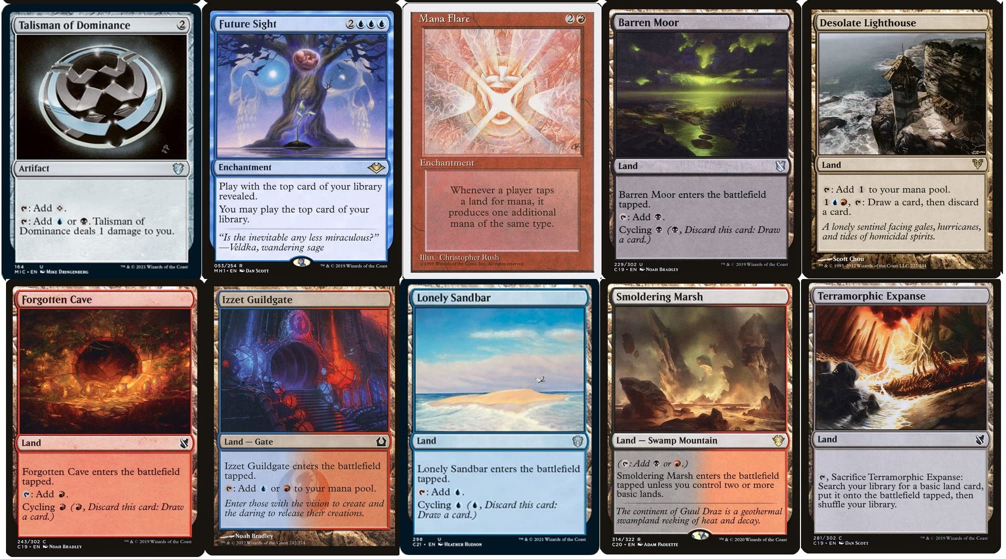 mtg red blue green commander deck Amazon.com: Blue Red Storm Commander Deck - Custom Built - Elite - MTG - EDH