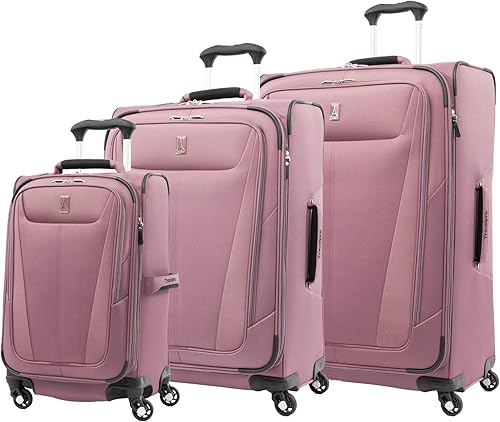 Miniatura 199 de Travelpro Maxlite 5 - Juego de 2 piezas de equipaje de mano de tela, expandibles con 4 ruedas giratorias, bolso blando para debajo del asiento, Negro