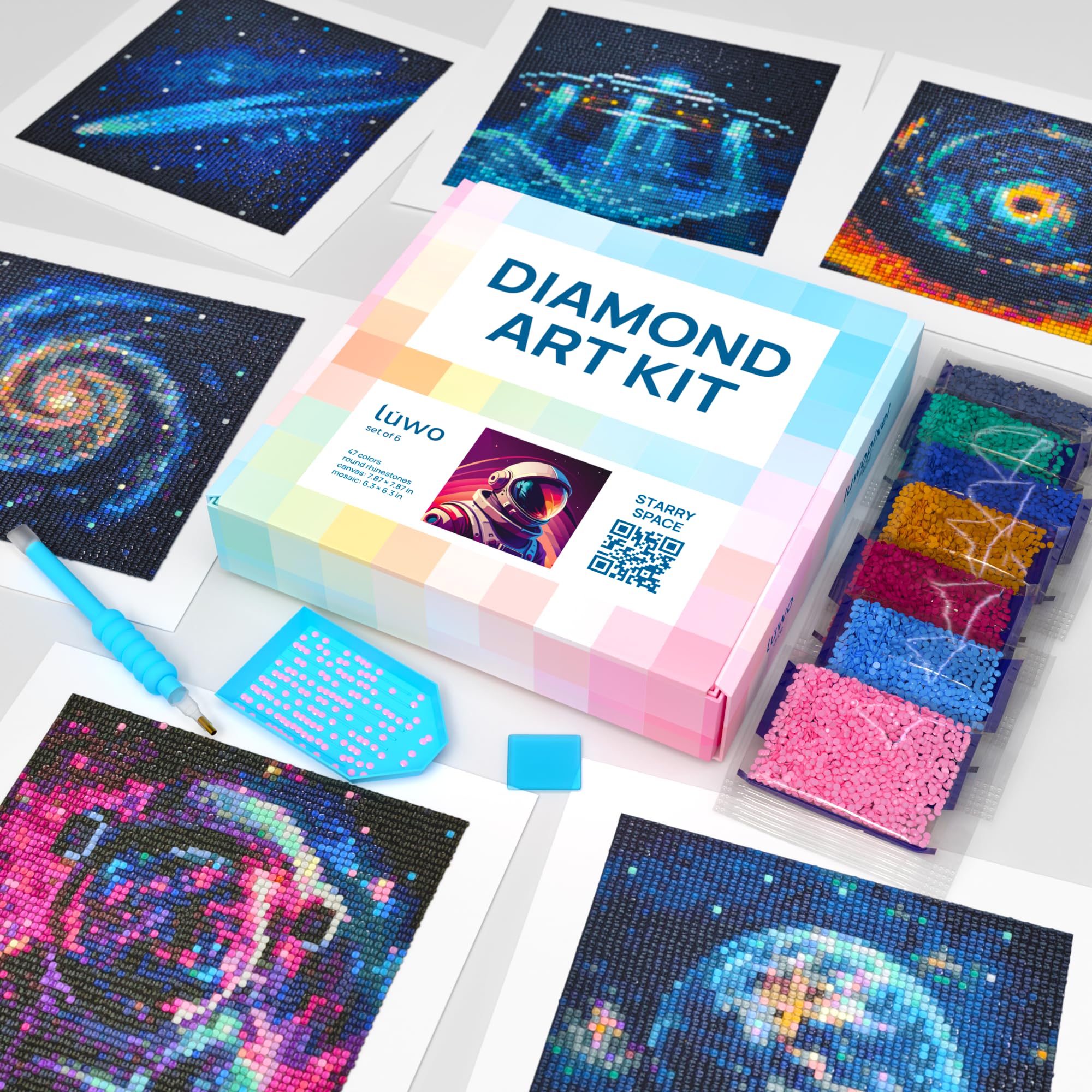 Amazon.com: LuwoArte 6 Pack Diamond Painting Kits for Adults – Art