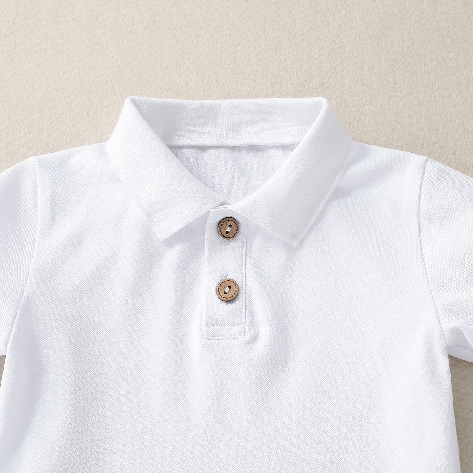 Yanmucy Bebé Niño Ropa de Verano Trajes Niño Polo Camisa de Manga Corta Sólido Elástico Pantalones Cortos Ropa Traje Casual Camiseta Tops Pantalones Cortos Conjunto 1-6 Años