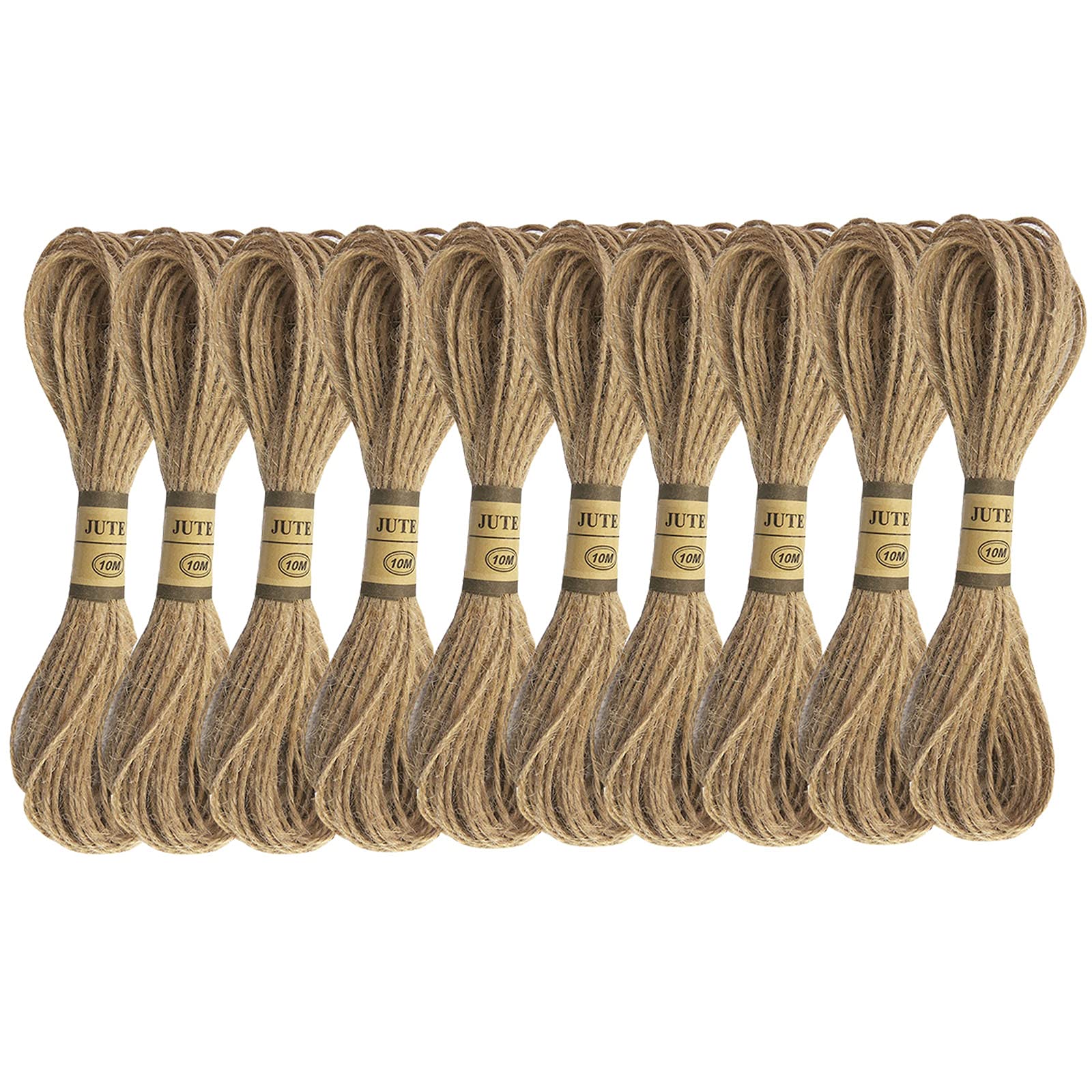 Amazon.co.jp: 麻紐 直径1.5mm 約100m 2本編み コード 手芸 麻ひも