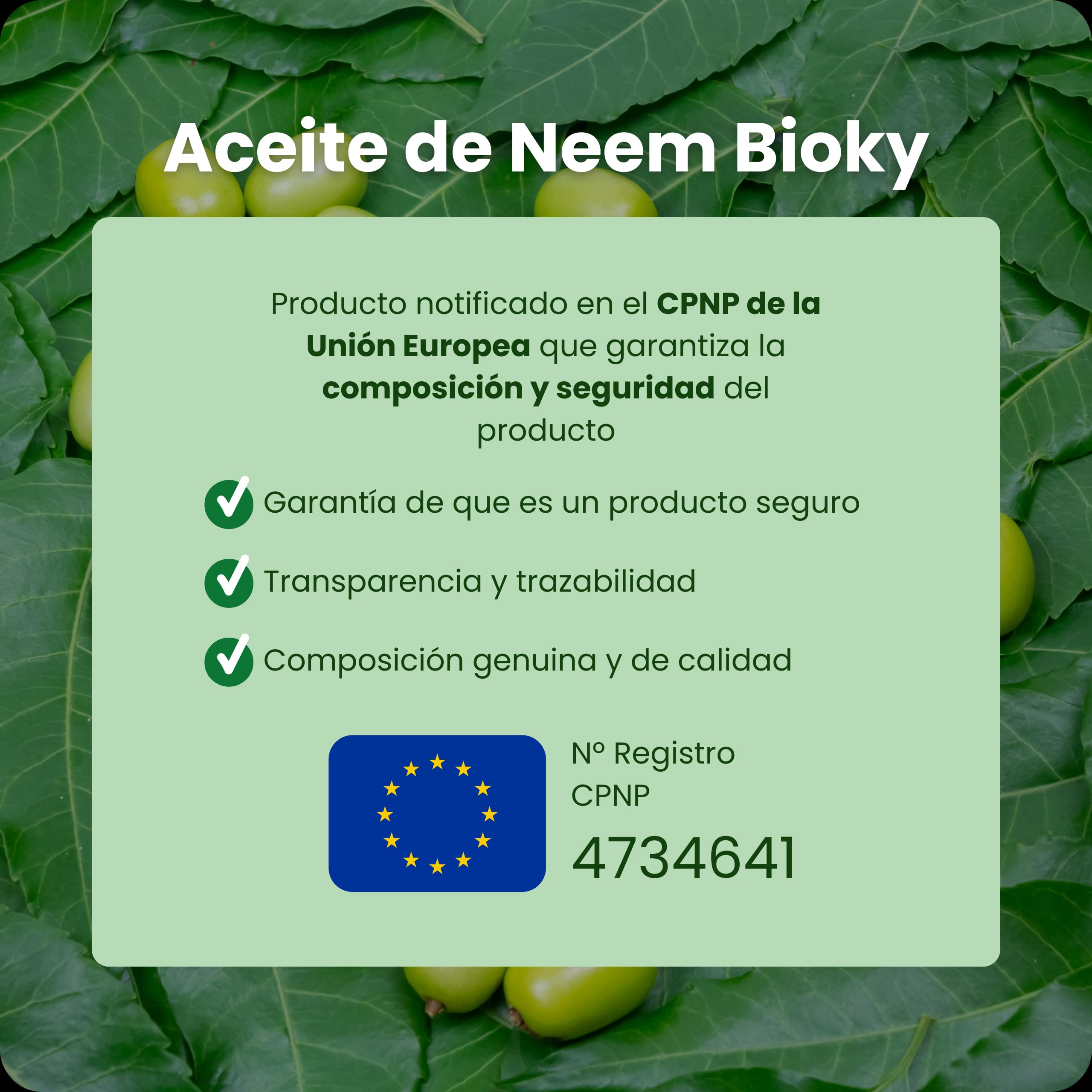 Bioky Aceite de Neem 2 Litros (Pack 1L + 1L) | Neem Puro y Natural - Extraído 1ª Presión en Frío | Aceite Multiusos