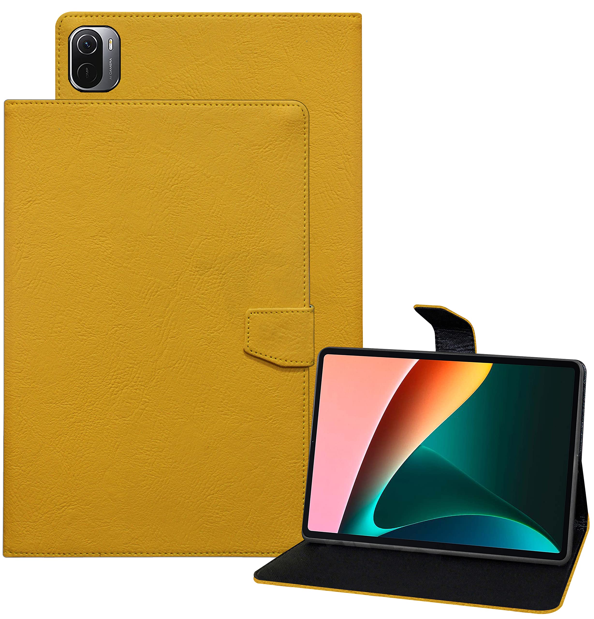 TGK Plain Design Leather Flip Stand Case Cover for Xiaomi Pad 5 11.0 inchTablet (Yellow) (B09ZPFXWVR) Amazon Price History, Amazon Price Tracker