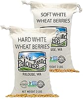 Vista 15 de Grano de trigo blanco duro verificado sin OMG 100% sin irradiar Kosher Parve Cosechado en EUA Con rastreo de campo