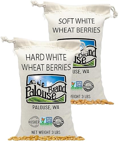 Miniatura 11 de Grano de trigo blanco duro verificado sin OMG | 100% sin irradiar | Kosher Parve | Cosechado en EUA| Con rastreo de campo