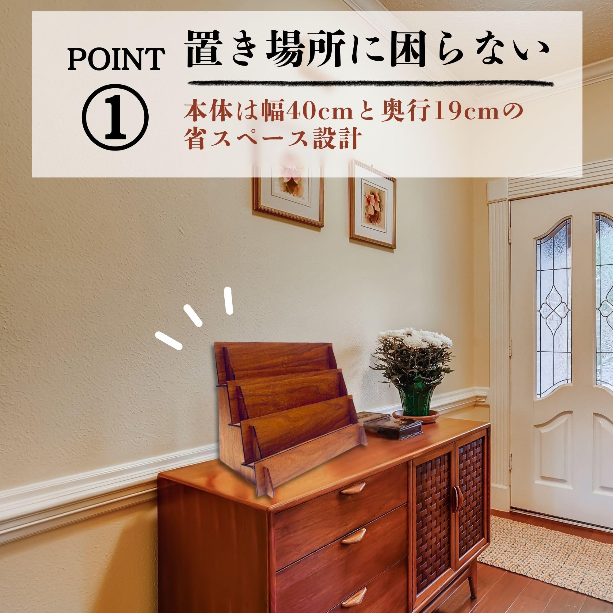 Amazon｜merrytime 木製ひな壇 ディスプレイシェルフ 卓上陳列棚 組立