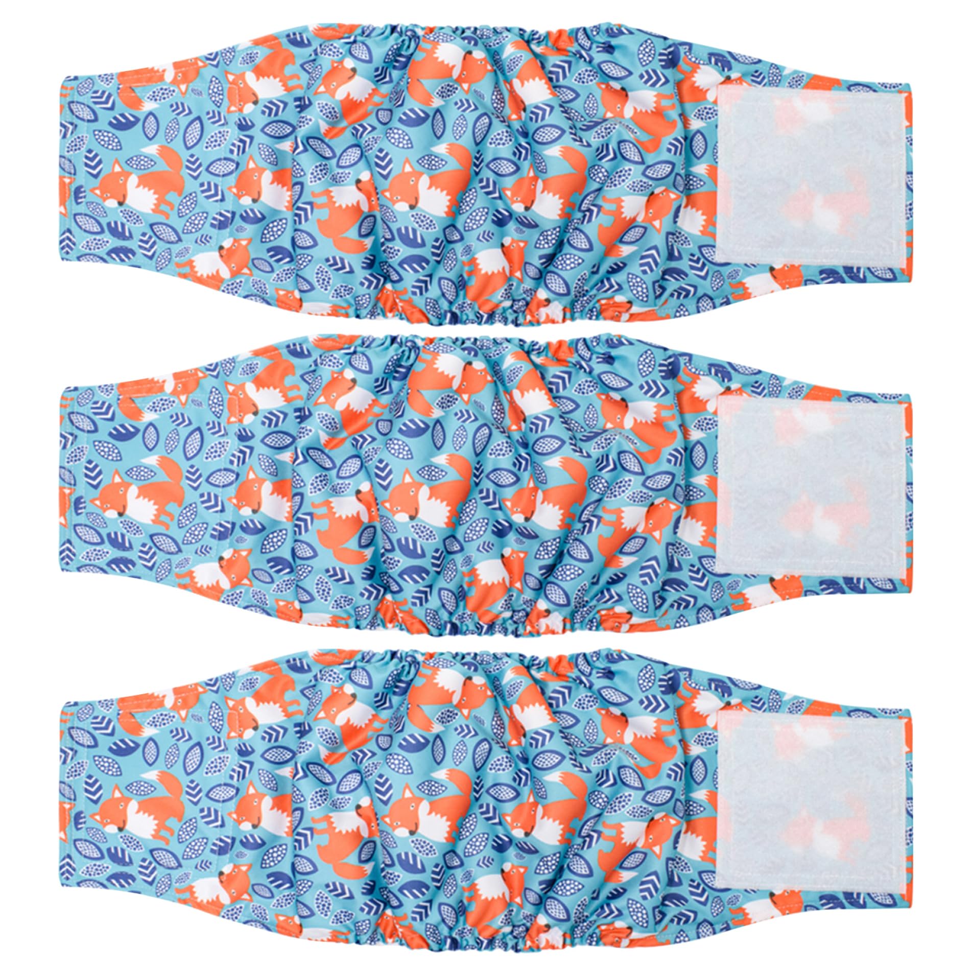 3pcs/Set Nappies de Perros machos, Bandas de Vientre súper absorbentes para Perros, pañales para Perros Lavables machos a Prueba
