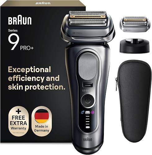 Braun Series 9 Pro + Electric Beard Razor, Wet & Dry, 5+1…