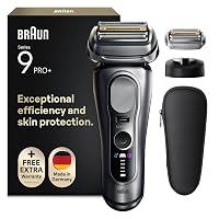 Braun Serie 9 Pro+ Rasoio Elettrico Barba, 9617psi Argento