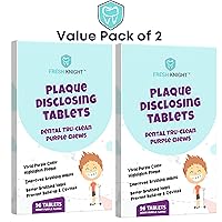 Vista 8 de Comprimidos reveladores de placa para dientes, 96 unidades, tabletas reveladoras dentales para niños o adultos, muestra la placa, ayuda a enseñar a