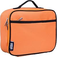 Vista 1 de Wildkin Lonchera para niños con aislamiento – Duradera y reutilizable para la escuela y los viajes - Naranja Bengala