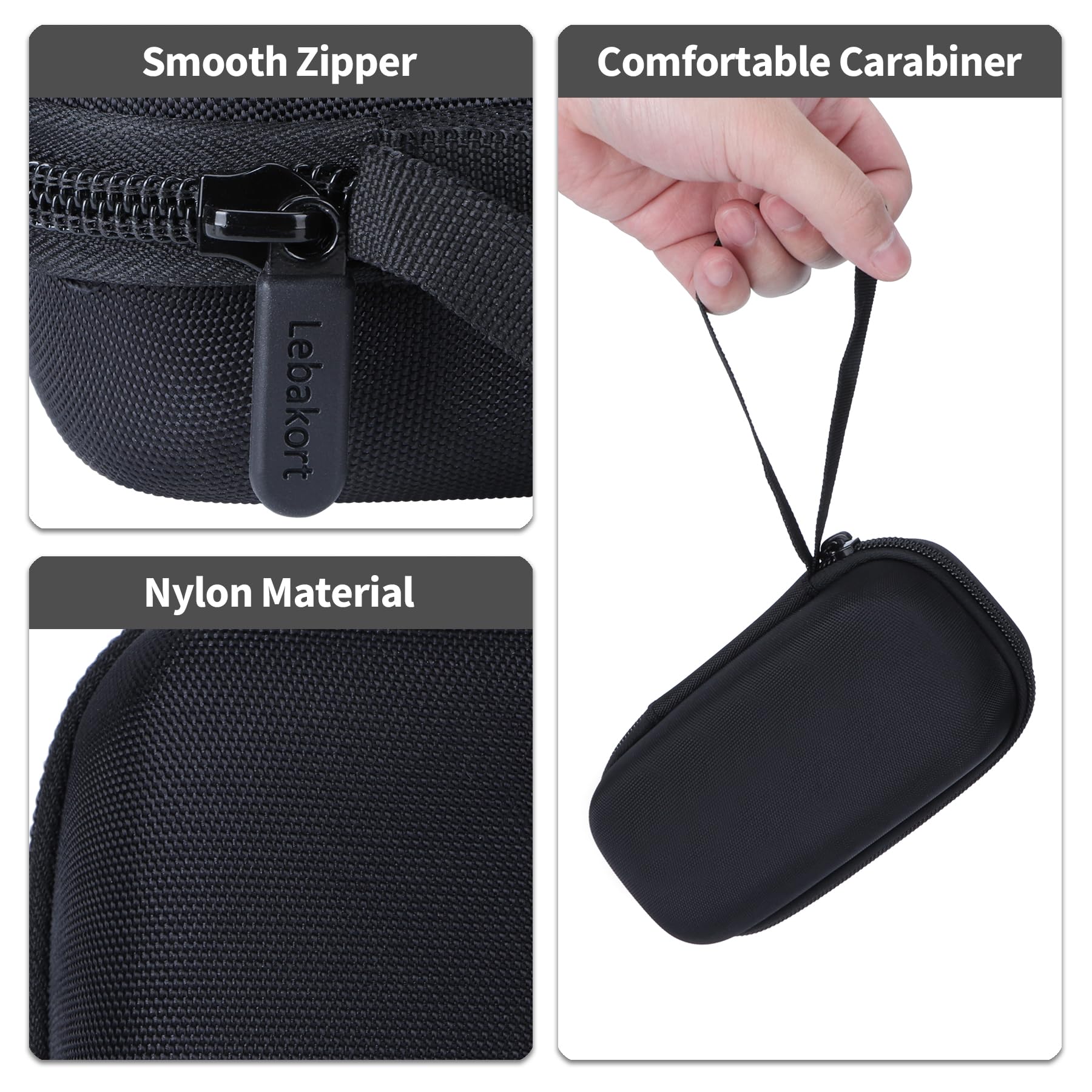 Lebakort Duro Caja Estuche Funda para Zoom H1n / Zoom H1essential Grabadora Portátil Estéreo