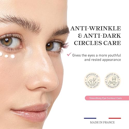 Miniatura 3 de Embryolisse Cuidado suavizante del contorno de ojos. Tratamiento revitalizante en crema de gel. Reduce líneas finas, círculos, hinchazón, 0.50 onzas