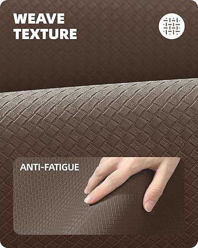 Miniatura 7 de Color&Geometry Alfombras de cocina, alfombra de pasillo de cocina, tapete acolchado antifatiga, antideslizante, impermeable, acolchado de espuma