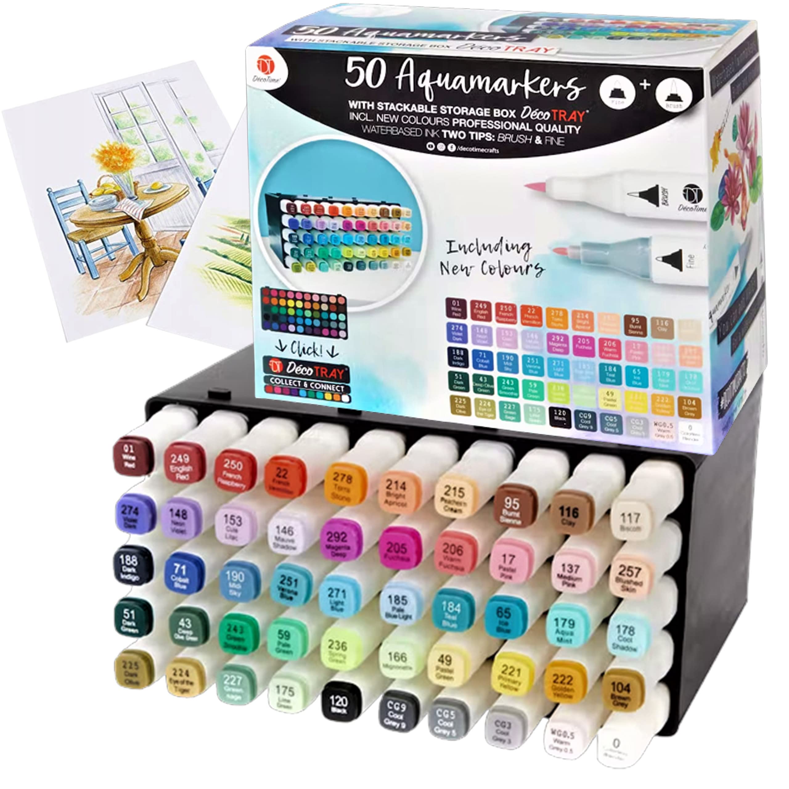 50 Aquamarker Action 50 Aquamarkers 