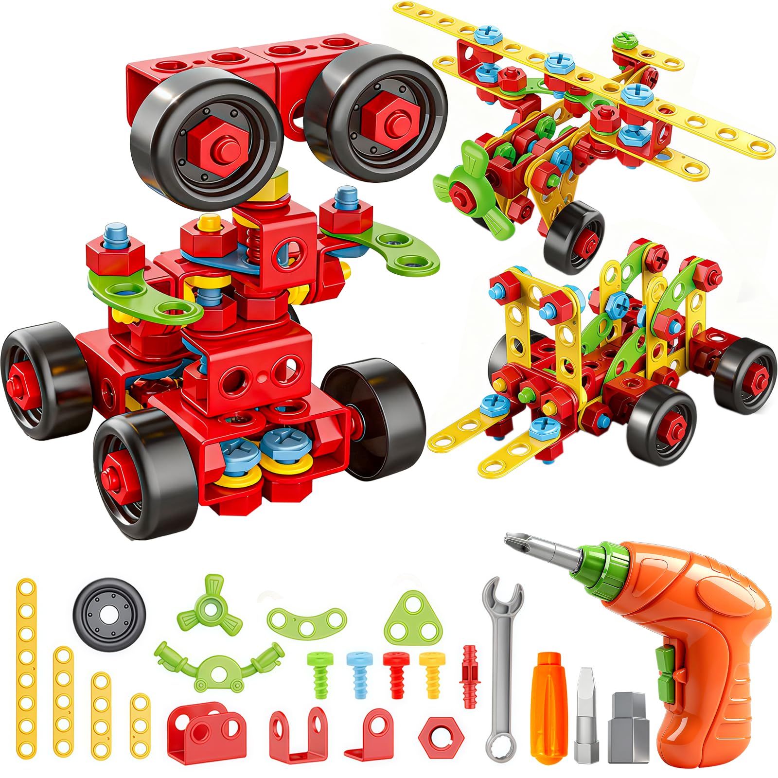 おもちゃセット 知育玩具 組み立てドリルおもちゃセット ネジ|知育玩具専門通販