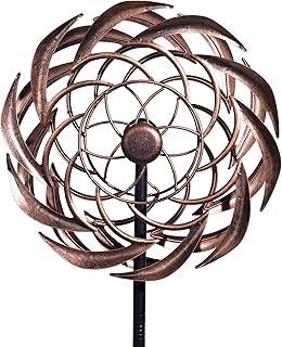 Copper Garden Wind Spinners Outdoor for Yard & Garden – W13xH63