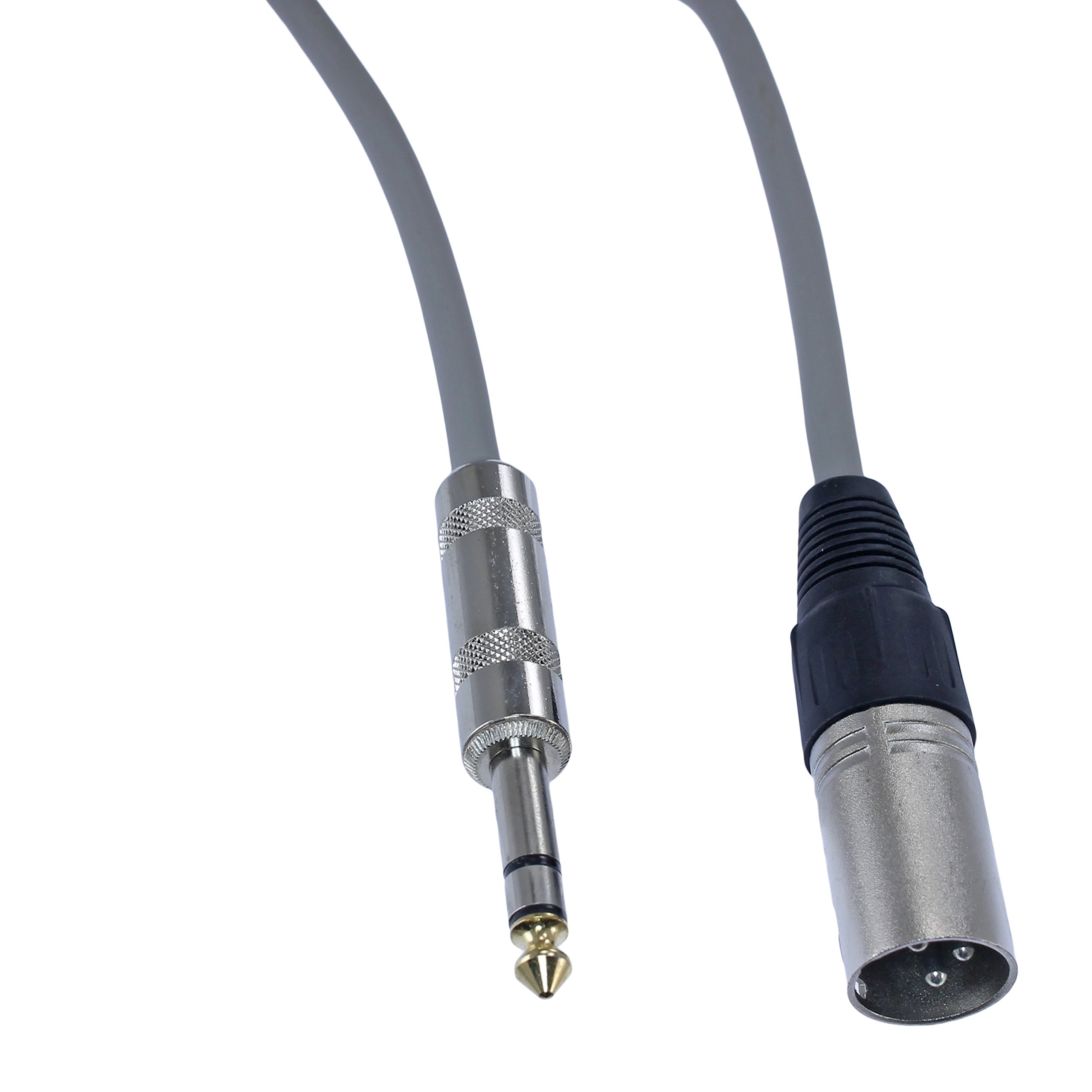 1/10,2 cm TRS na XLR męski Pro Audio kabel krosowy zrównoważony i ekranowany