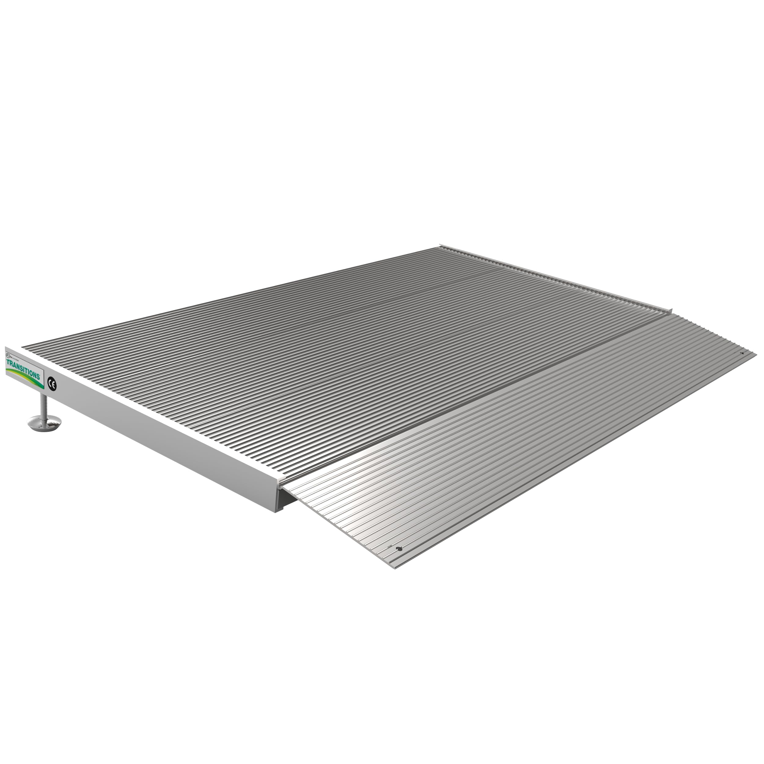 EZ-ACCESS - Wheelchair Ramp - Portable Threshold Ramp for Doorways and Home Steps, Self Supporting Aluminum Angled Entry Threshold Ramp for Uneven