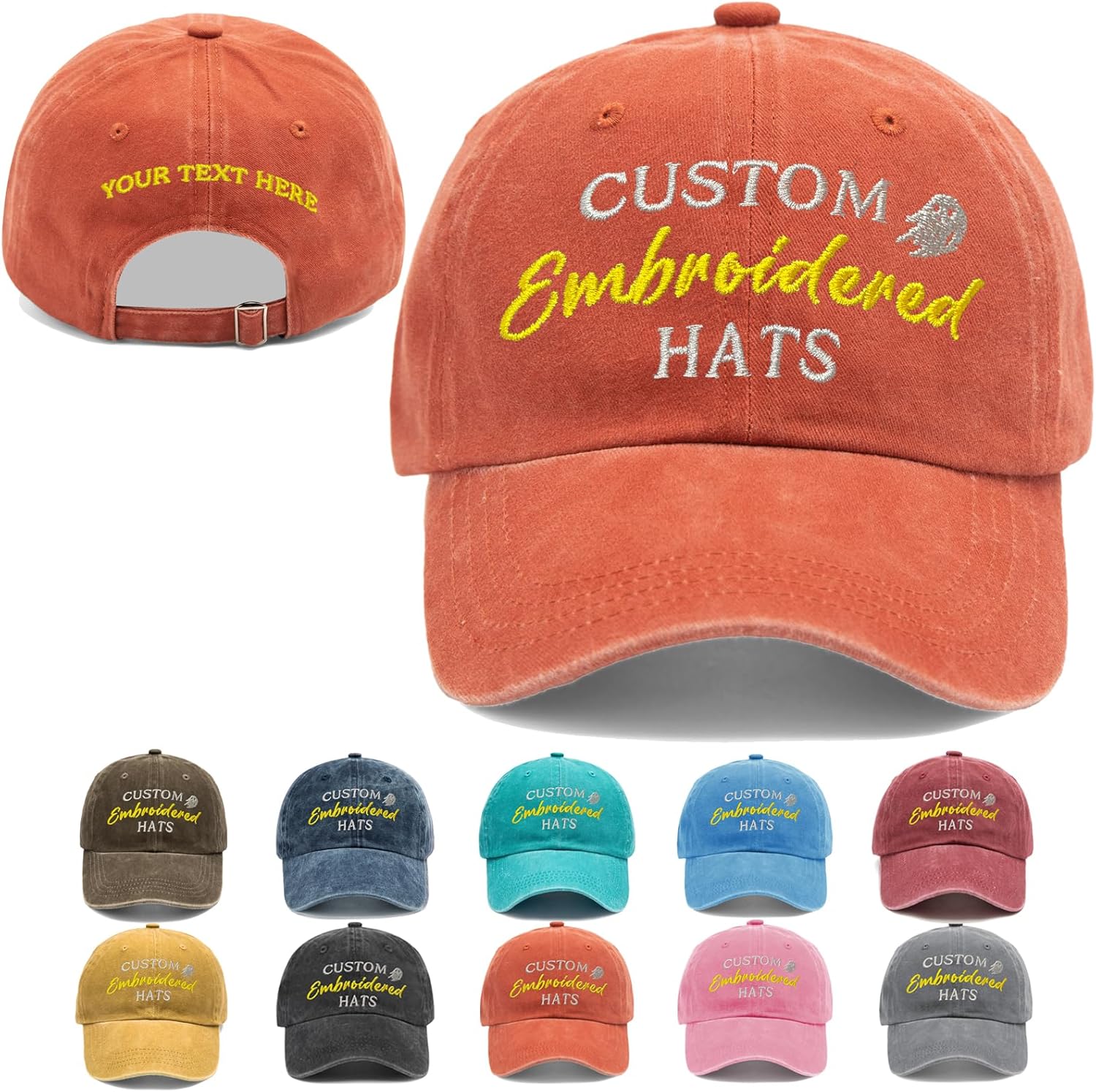 Custom Hats Lids Hats Wholesale With Names Personalized Hats Near