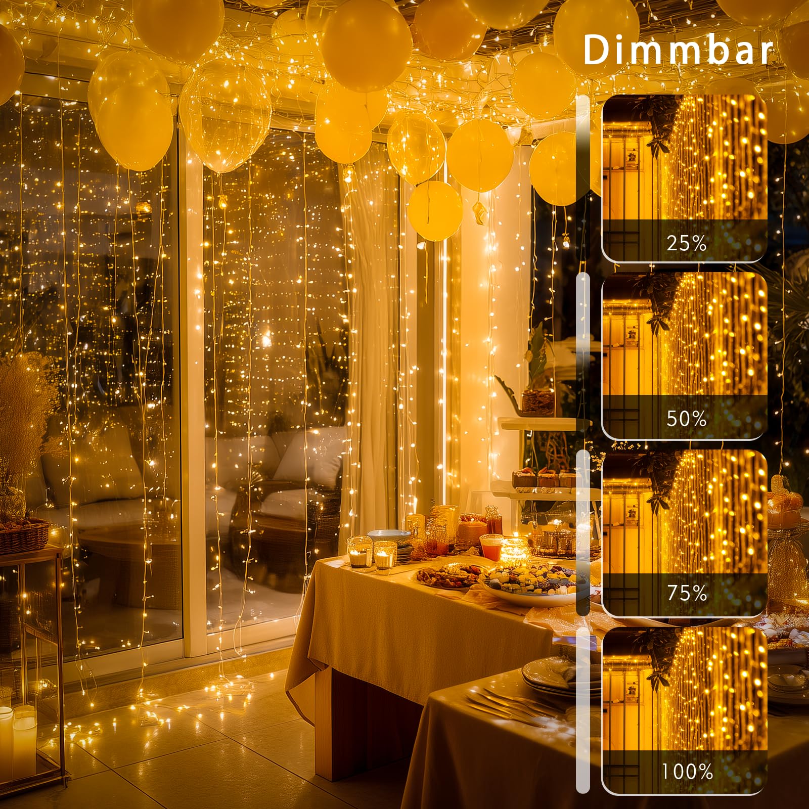 Lichterkette Außen, 60m 530LED Lichterkette Weihnachtsbaum mit Fernbedienung Stecker Timer, 8 Modi Wasserdicht Weihnachtsbeleuchtung für Innen Outdoor Party Garten Hochzeit, Warmweiß