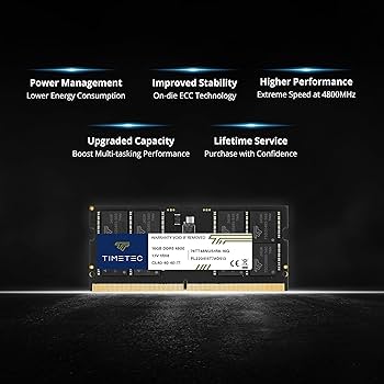 Timetec 32GB KIT(2x16GB) DDR5 4800MHz PC5-38400 Unbuffered