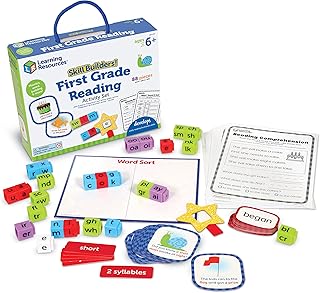 Learning Resources Skill Builders! 1st Grade Reading, Homeschool, Curriculum First Grade, Learning Games, First Grade, Learning Materials, 88 Pieces, Age 6+