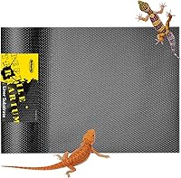 MRREPTILE Bearded Dragon Substrate Mat - Soft Reptile Tank Carpet Bedding for Leopard Gecko Lizard Terrariums