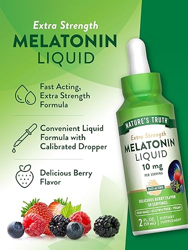 Miniatura 5 de Nature's Truth Melatonina líquida 10mg 2oz, 1 paquete