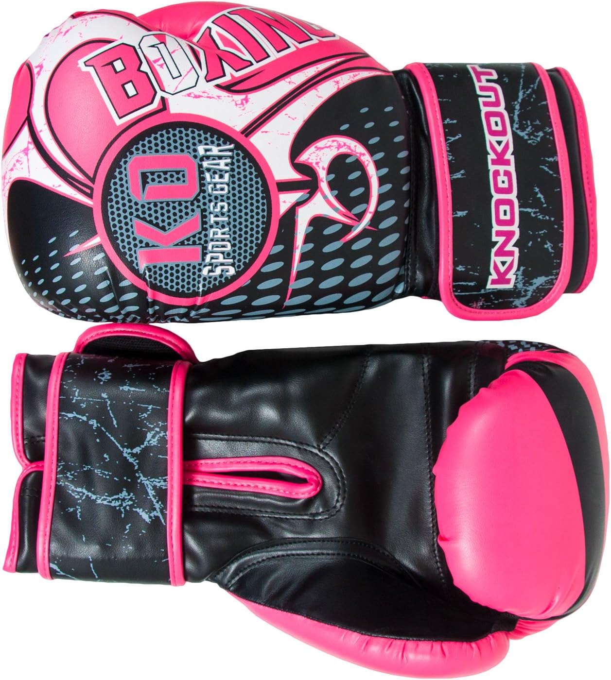Girls Pink Boxing Gloves - 6oz