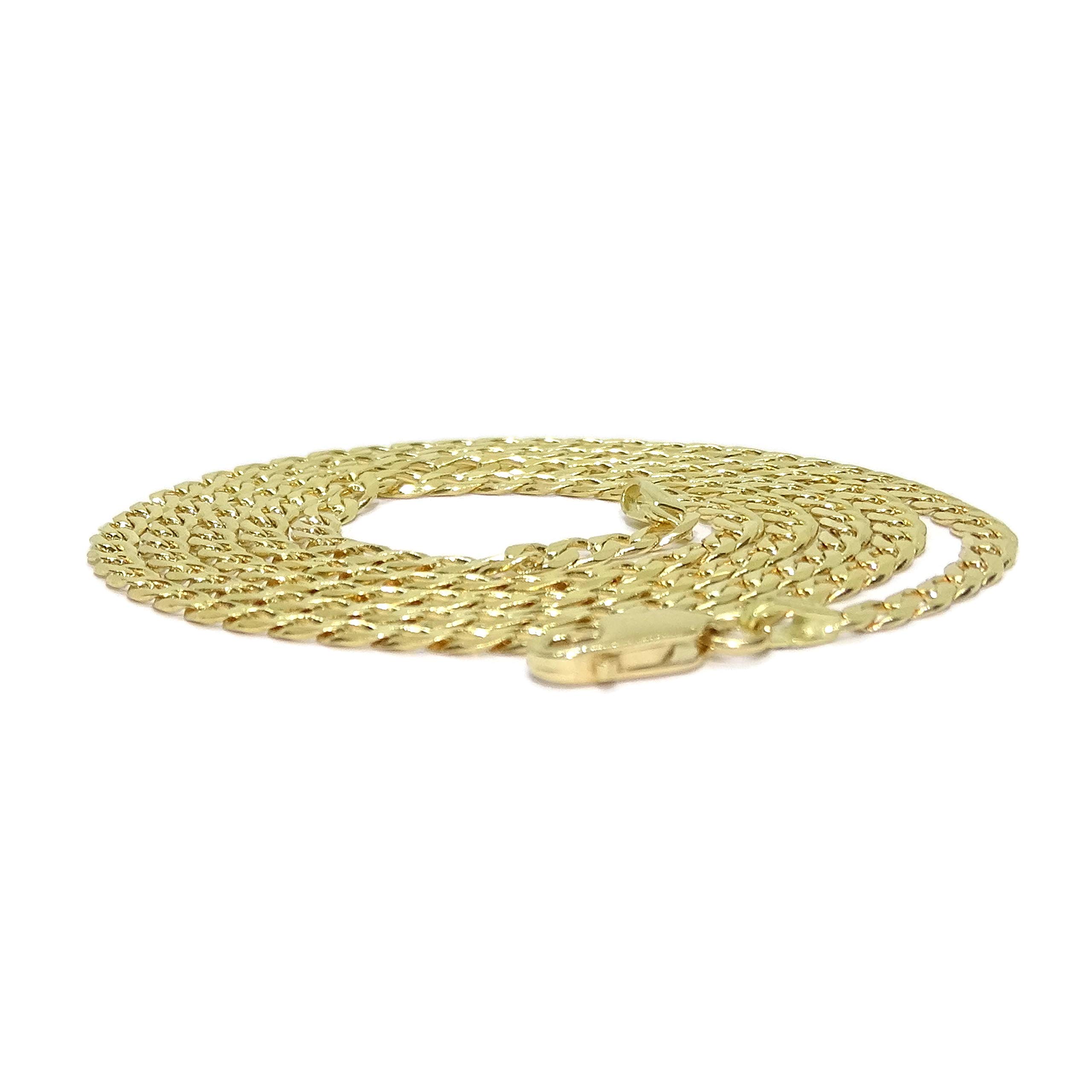 Łańcuszek męski z 18k złota dla mężczyzn | klasyczny naszyjnik 60cm | klasyczna biżuteria | 11.10g żółte złoto | męski dodatek do mody imprezowej | dzień ojca prezent rocznicowy | prezent na emeryturę |