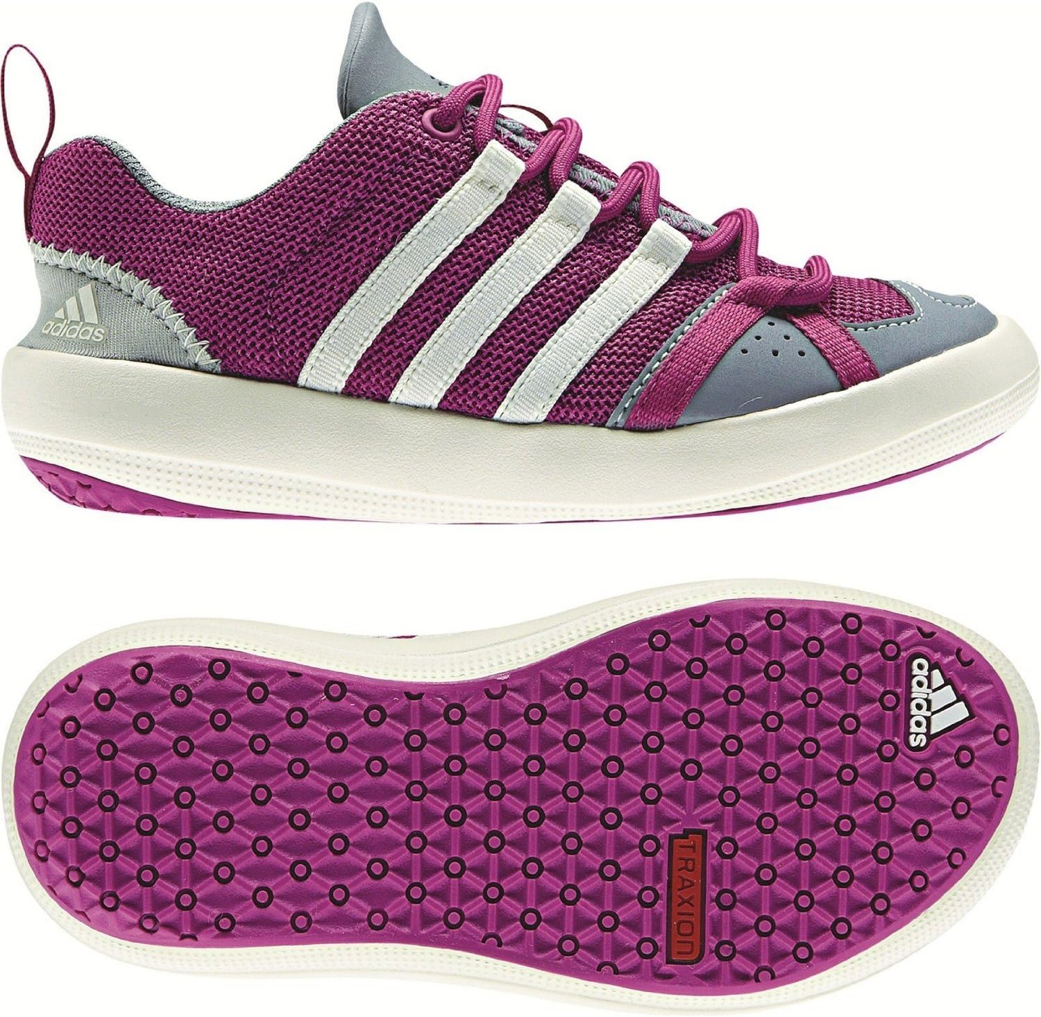 Adidas Boy's Water Shoes Boat Lace Plein Air Blue Sneaker St#V24448