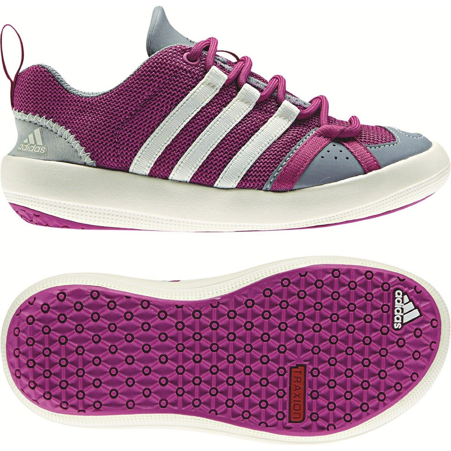 Adidas Boy's Water Shoes Boat Lace Plein Air Blue Sneaker St#V24448