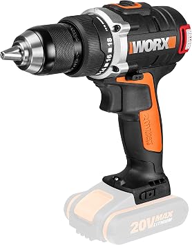 WORX Brushless 20V Drill Driver | PowerShare | WX175.9 - No Battery, No Charger | Brushless Motor