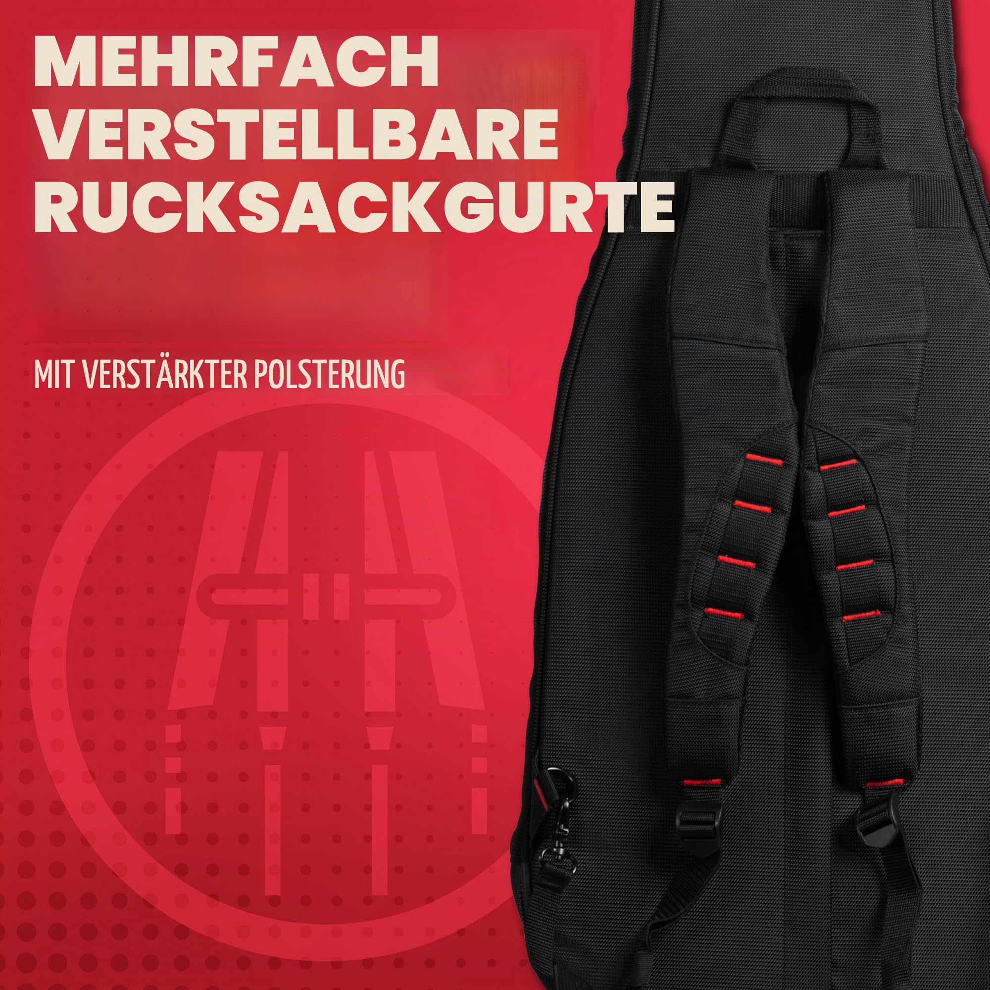 Gator Cases Pro-Go Ultimate E-Gitarren-Gigbag; passend für Standard E-Gitarren, schwarz (G-PG Electric)