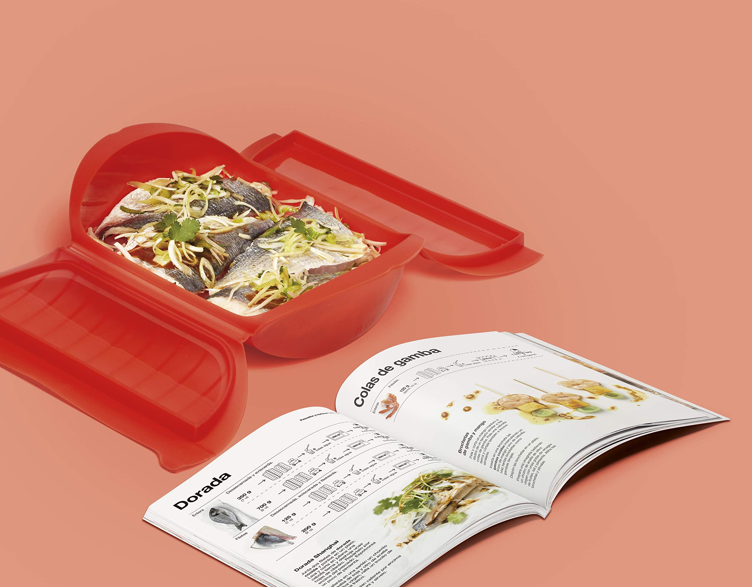 Lékué Kit pour papillote 3,4 p. avec livre recettes (espagnol)