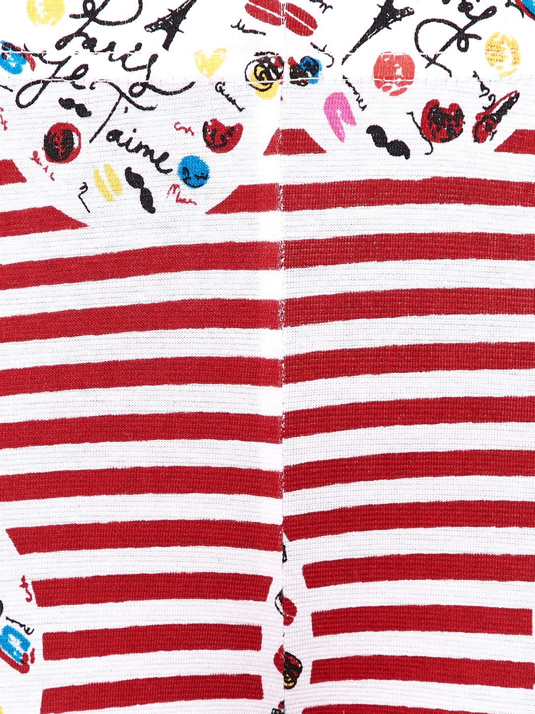 Naughty Ninos Leggings da bambina a vita alta, vestibilità regolare, in cotone, confezione da 2