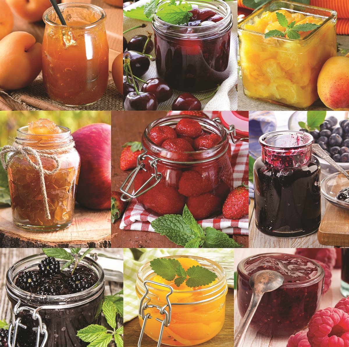 Springbok500 Piece Jigsaw Puzzle Jellies & Jam - Made in USA