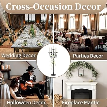 Amazon.com: Sziqiqi 48inch Tall Candlestick Holders Floor